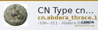 CN Type cn.abdera_thrace.1_ed.256 — CANOA