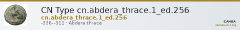 CN Type cn.abdera_thrace.1_ed.256 — CANOA
