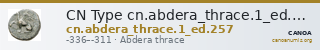 CN Type cn.abdera_thrace.1_ed.257 — CANOA