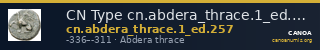 CN Type cn.abdera_thrace.1_ed.257 — CANOA