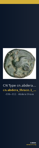 CN Type cn.abdera_thrace.1_ed.259 — CANOA