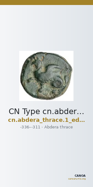 CN Type cn.abdera_thrace.1_ed.259 — CANOA