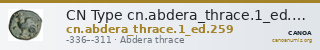 CN Type cn.abdera_thrace.1_ed.259 — CANOA