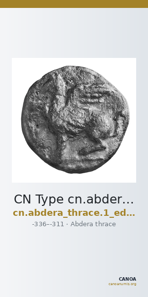 CN Type cn.abdera_thrace.1_ed.260 — CANOA