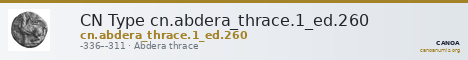 CN Type cn.abdera_thrace.1_ed.260 — CANOA
