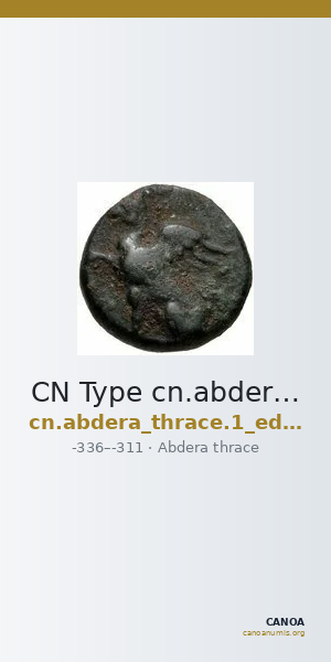 CN Type cn.abdera_thrace.1_ed.261 — CANOA