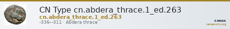 CN Type cn.abdera_thrace.1_ed.263 — CANOA