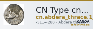 CN Type cn.abdera_thrace.1_ed.270 — CANOA