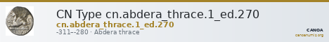 CN Type cn.abdera_thrace.1_ed.270 — CANOA