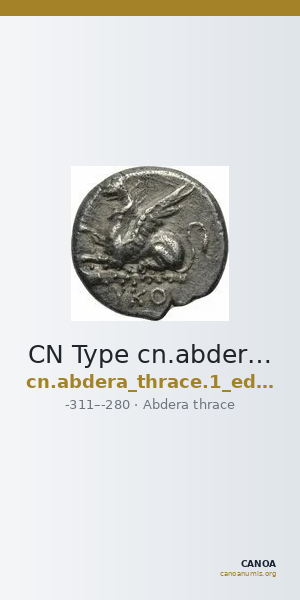 CN Type cn.abdera_thrace.1_ed.272 — CANOA
