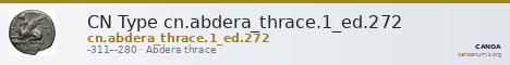 CN Type cn.abdera_thrace.1_ed.272 — CANOA