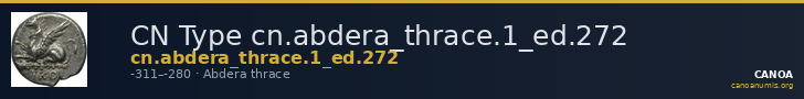 CN Type cn.abdera_thrace.1_ed.272 — CANOA