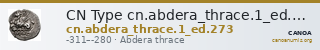 CN Type cn.abdera_thrace.1_ed.273 — CANOA