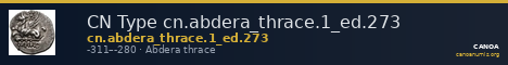 CN Type cn.abdera_thrace.1_ed.273 — CANOA