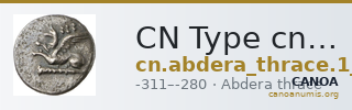 CN Type cn.abdera_thrace.1_ed.274 — CANOA