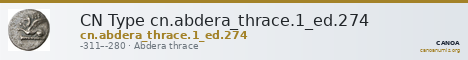 CN Type cn.abdera_thrace.1_ed.274 — CANOA