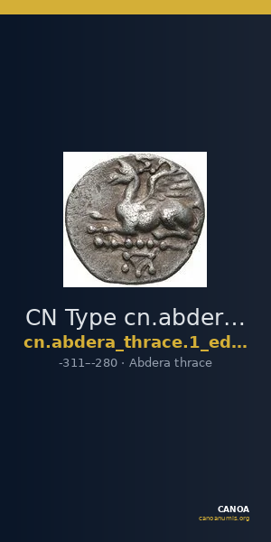 CN Type cn.abdera_thrace.1_ed.275 — CANOA