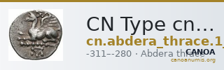 CN Type cn.abdera_thrace.1_ed.275 — CANOA