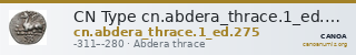 CN Type cn.abdera_thrace.1_ed.275 — CANOA
