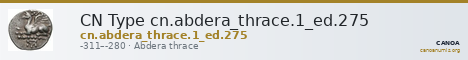 CN Type cn.abdera_thrace.1_ed.275 — CANOA