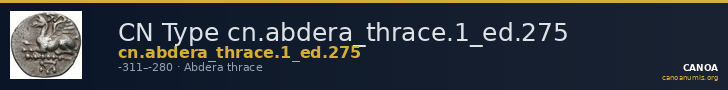 CN Type cn.abdera_thrace.1_ed.275 — CANOA