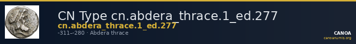 CN Type cn.abdera_thrace.1_ed.277 — CANOA