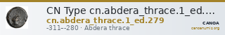 CN Type cn.abdera_thrace.1_ed.279 — CANOA