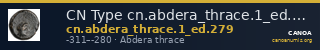CN Type cn.abdera_thrace.1_ed.279 — CANOA