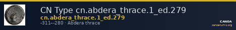 CN Type cn.abdera_thrace.1_ed.279 — CANOA