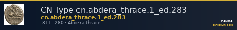 CN Type cn.abdera_thrace.1_ed.283 — CANOA