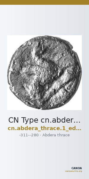 CN Type cn.abdera_thrace.1_ed.284 — CANOA