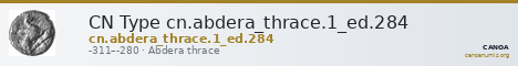 CN Type cn.abdera_thrace.1_ed.284 — CANOA