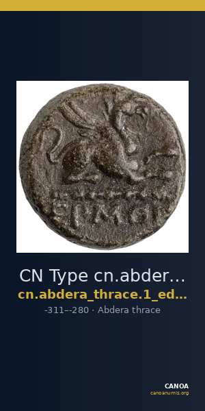 CN Type cn.abdera_thrace.1_ed.287 — CANOA