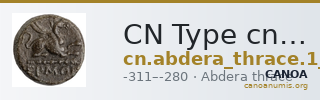 CN Type cn.abdera_thrace.1_ed.287 — CANOA