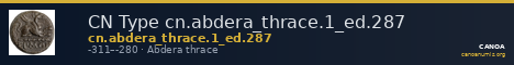 CN Type cn.abdera_thrace.1_ed.287 — CANOA