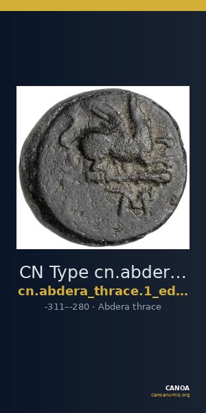 CN Type cn.abdera_thrace.1_ed.289 — CANOA