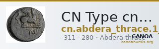 CN Type cn.abdera_thrace.1_ed.289 — CANOA