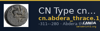 CN Type cn.abdera_thrace.1_ed.289 — CANOA