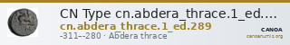 CN Type cn.abdera_thrace.1_ed.289 — CANOA