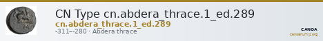 CN Type cn.abdera_thrace.1_ed.289 — CANOA