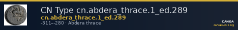 CN Type cn.abdera_thrace.1_ed.289 — CANOA