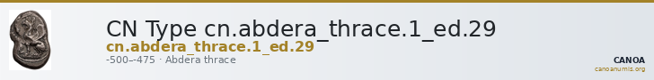 CN Type cn.abdera_thrace.1_ed.29 — CANOA