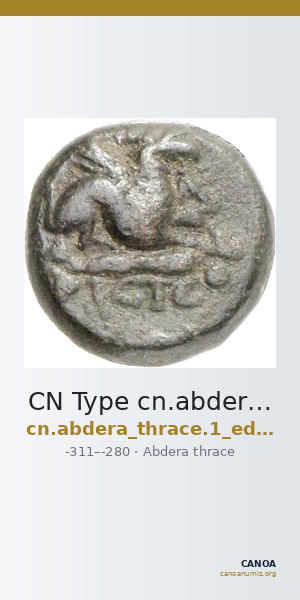 CN Type cn.abdera_thrace.1_ed.291 — CANOA