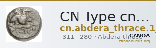 CN Type cn.abdera_thrace.1_ed.291 — CANOA