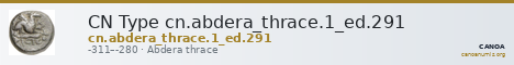 CN Type cn.abdera_thrace.1_ed.291 — CANOA