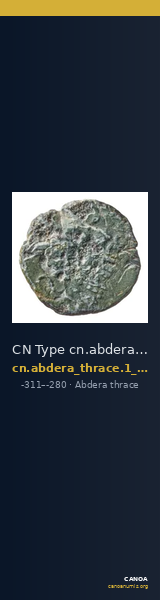 CN Type cn.abdera_thrace.1_ed.292 — CANOA