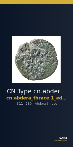 CN Type cn.abdera_thrace.1_ed.292 — CANOA
