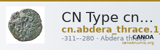 CN Type cn.abdera_thrace.1_ed.292 — CANOA