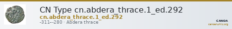 CN Type cn.abdera_thrace.1_ed.292 — CANOA