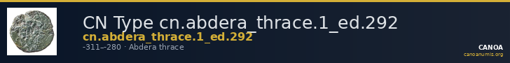 CN Type cn.abdera_thrace.1_ed.292 — CANOA